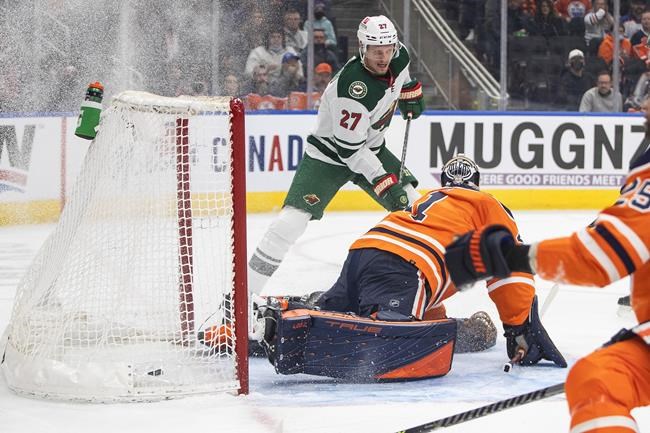 Wild snap Oilers' five-game win streak with 7-3 trouncing | iNFOnews.ca