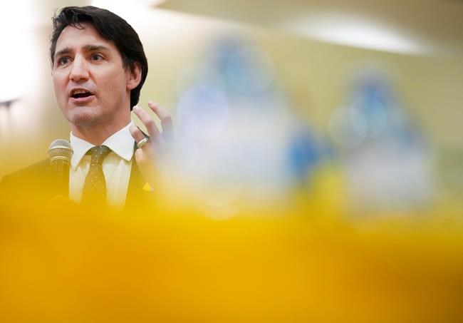 Trudeau arrives in U.K. to start four-country consult with allies on Ukraine response | iNFOnews.ca CP65863341