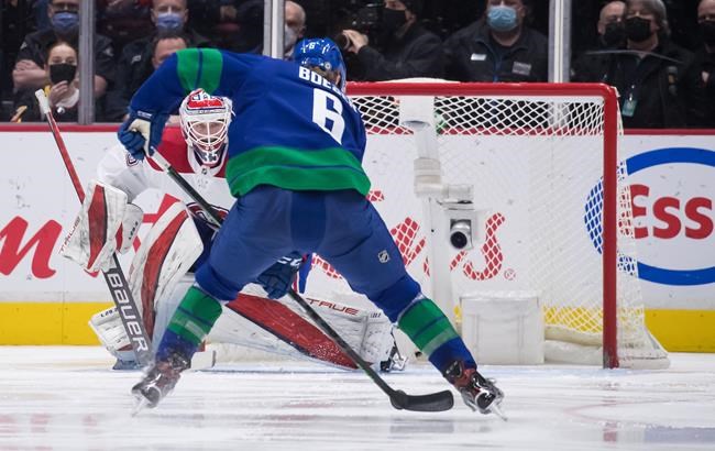 J.T. Miller's big night leads Canucks past Canadiens 5-3 | iNFOnews.ca