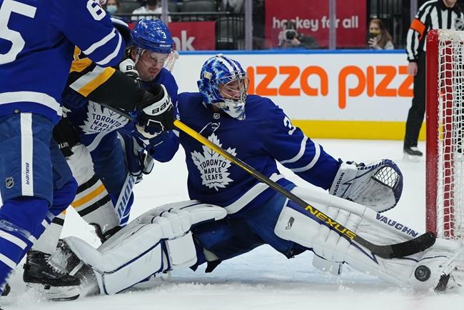 Maple Leafs No. 1 goaltender Jack Campbell out at least two weeks with rib injury | iNFOnews.ca