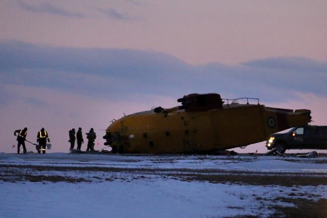 One still in hospital after military helicopter crash at Gander, N.L., airport | iNFOnews.ca