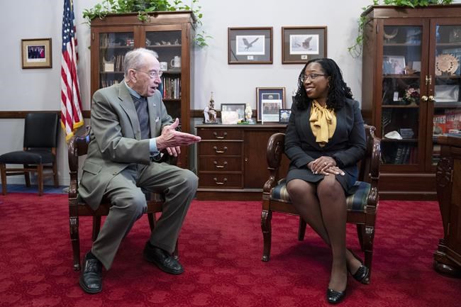 All smiles, Jackson tries for Senate reset on Supreme Court | iNFOnews.ca