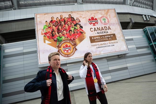 Olympic champion women's soccer squad bringing celebration tour to West Coast | iNFOnews.ca