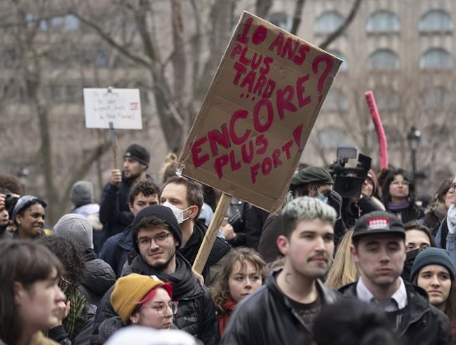 Student demonstration marks decade since Quebec's so-called 'Maple Spring' protests | iNFOnews.ca