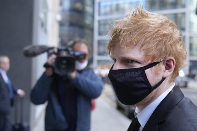 Ed Sheeran awaits verdict over copyright court battle | iNFOnews.ca