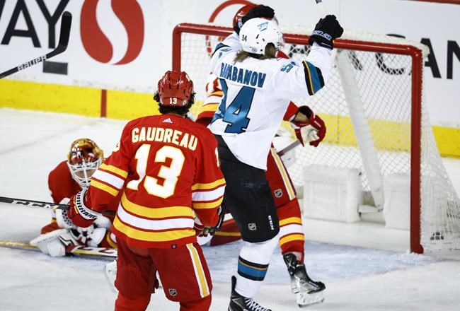 Late rally powers San Jose Sharks to 4-3 comeback win over Calgary Flames | iNFOnews.ca