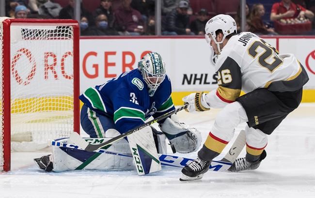 Golden Knights edge Canucks 3-2 in overtime, extend win streak to five games | iNFOnews.ca Golden Knights edge Canucks 3-2 in overtime, extend win streak to five games | iNFOnews.ca