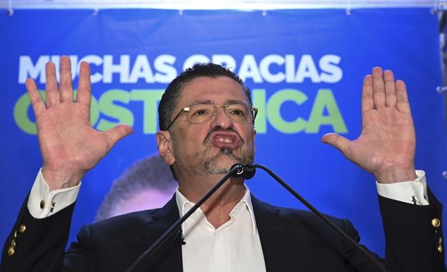 Costa Rica's president-elect calls victory a 'revolution' | iNFOnews.ca