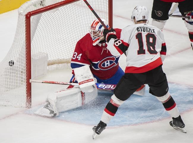 Senators avoid season series sweep with 6-3 victory over Canadiens | iNFOnews.ca