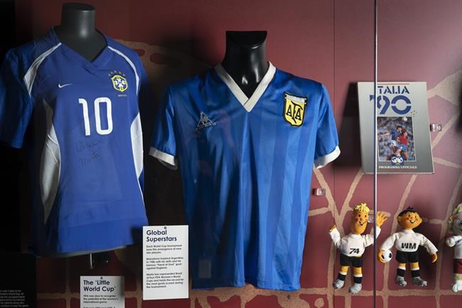 Maradona's 'Hand of God' shirt for sale with $5.2 M estimate | iNFOnews.ca CP1680663451