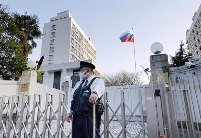 Japan announces expulsion of 8 Russian diplomats | iNFOnews.ca CP158735105