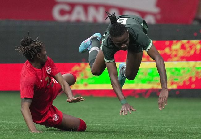Canada celebrates Olympic gold with 2-0 win over Nigeria in women's soccer friendly | iNFOnews.ca Canada celebrates Olympic gold with 2-0 win over Nigeria in women's soccer friendly | iNFOnews.ca