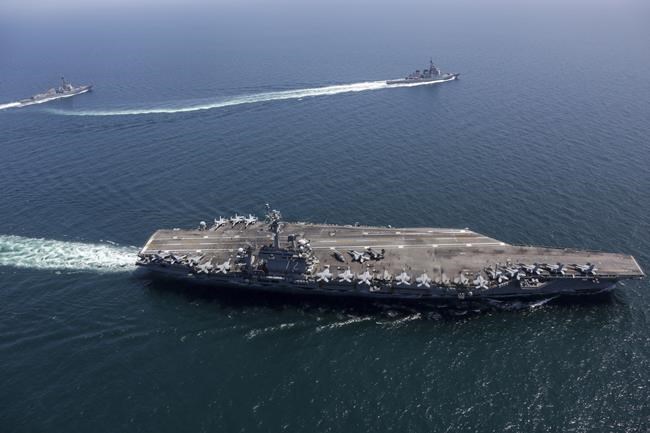 Japan, US hold navy drills off Koreas amid nuke test worry | iNFOnews.ca