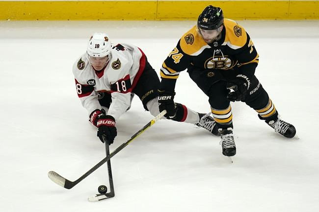 Senators erase early deficit, beat Bruins 3-2 | iNFOnews.ca