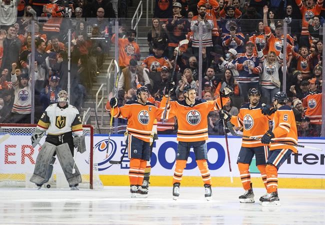 Smith stops all 39 shots he faces as Oilers shut out Golden Knights 4-0 | iNFOnews.ca Smith stops all 39 shots he faces as Oilers shut out Golden Knights 4-0 | iNFOnews.ca