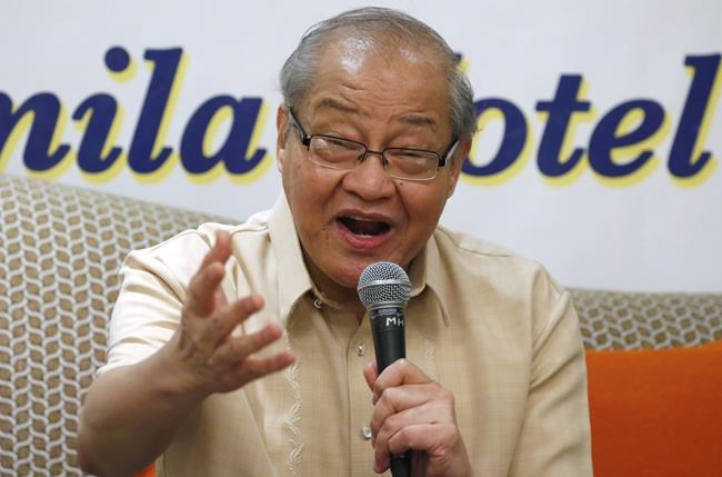 Philippines ambassador to China 'Chito' Sta. Romana dies | iNFOnews.ca