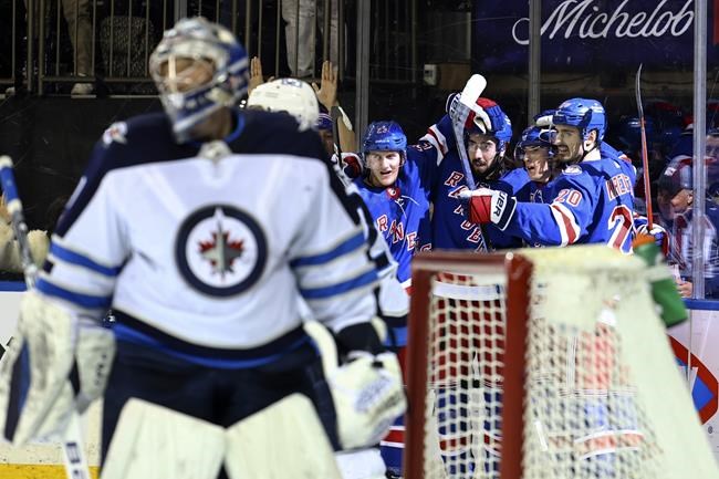 Rangers record 3rd straight shutout, beat Jets 3-0 | iNFOnews.ca