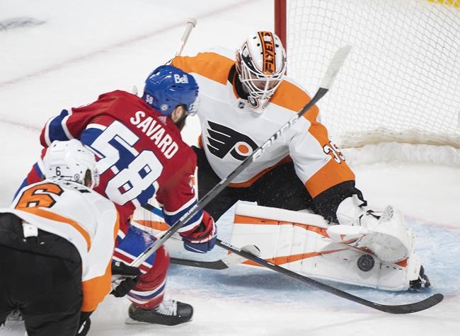 Flyers end six-game losing skid with 6-3 victory over the Canadiens | iNFOnews.ca