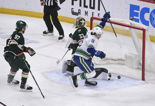 Fiala scores 2, playoff-bound Wild beat Canucks 6-3 | iNFOnews.ca