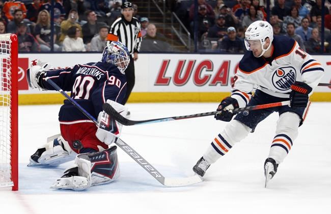Blankenburg gets 1st NHL goal, Blue Jackets beat Oilers 5-2 | iNFOnews.ca