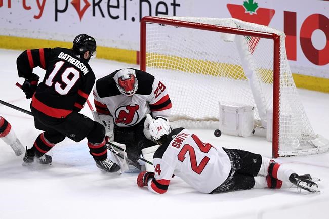 Drake Batherson's two goals lead Senators to 5-4 overtime win vs. Devils | iNFOnews.ca