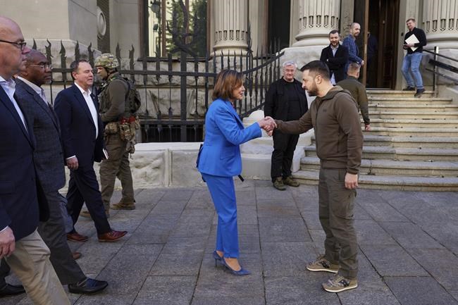 Pelosi, in surprise Kyiv trip, vows unbending US support | iNFOnews.ca