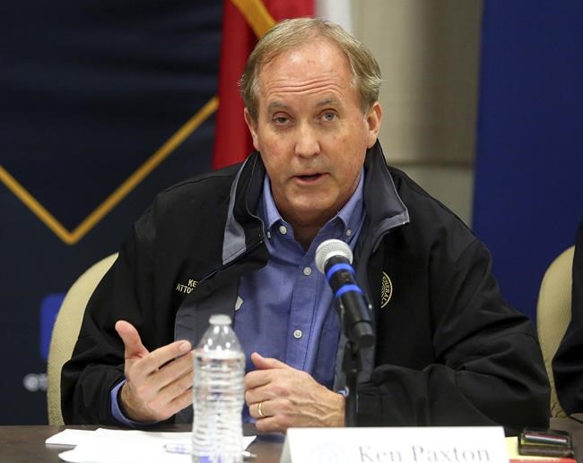 Texas AG says bar is suing him over 2020 election challenge | iNFOnews.ca