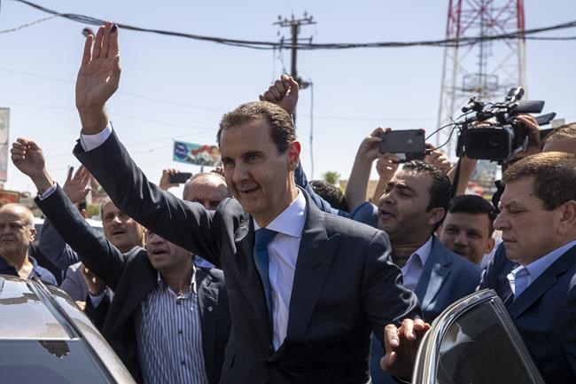 Syria President Assad visits Iran for meetings in rare trip | iNFOnews.ca