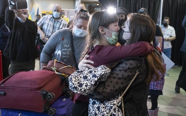 Tears, hugs and joy in St. John's, N.L., as 166 Ukrainian refugees arrive from Poland | iNFOnews.ca Tears, hugs and joy in St. John's, N.L., as 166 Ukrainian refugees arrive from Poland | iNFOnews.ca