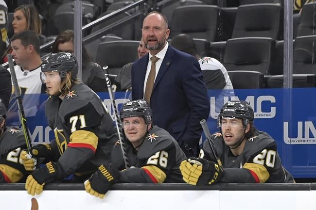 Golden Knights fire Peter DeBoer after missing playoffs | iNFOnews.ca