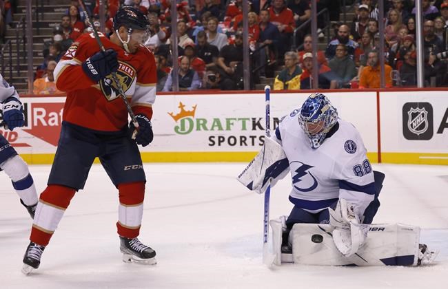 Lightning strike first against Panthers, win 4-1 in Game 1 | iNFOnews.ca
