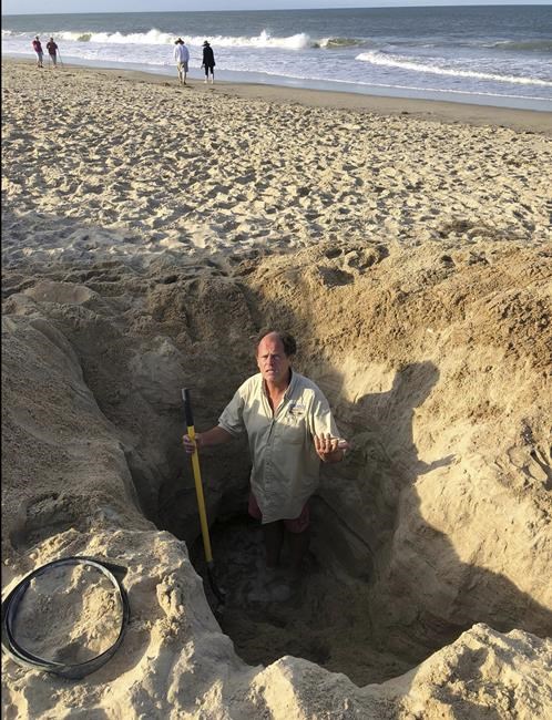 Deep beach holes are dangerous, Outer Banks town warns | iNFOnews.ca Deep beach holes are dangerous, Outer Banks town warns | iNFOnews.ca