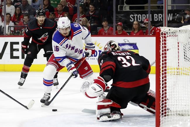 Cole's OT goal lift Hurricanes past Rangers for Game 1 win | iNFOnews.ca
