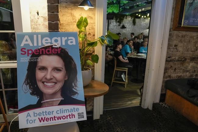 Australian conservative party faces teal independent threat | iNFOnews.ca CP2117617007