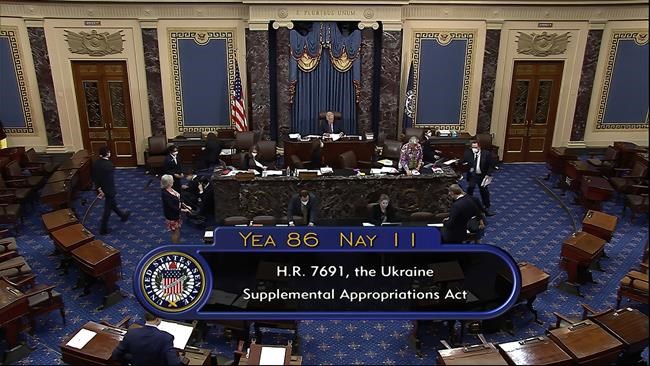 Senate ships $40B Ukraine aid bill to Biden for signature | iNFOnews.ca