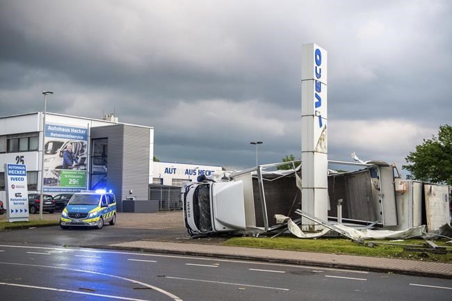 Tornado hits western German city; dozens injured | iNFOnews.ca