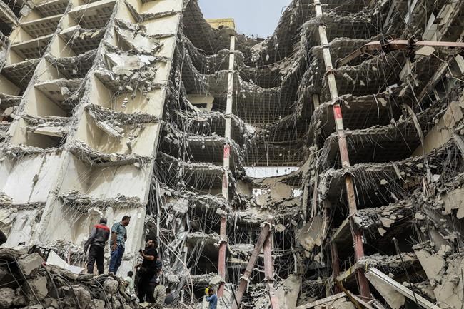 Iran building collapse kills 14 as mayor and others detained | iNFOnews.ca Iran building collapse kills 14 as mayor and others detained | iNFOnews.ca