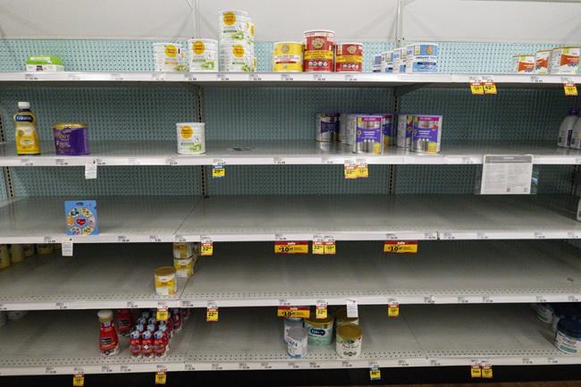 Health Canada watching 'potential' shortage of sunflower oil needed for baby formula | iNFOnews.ca CP34747820