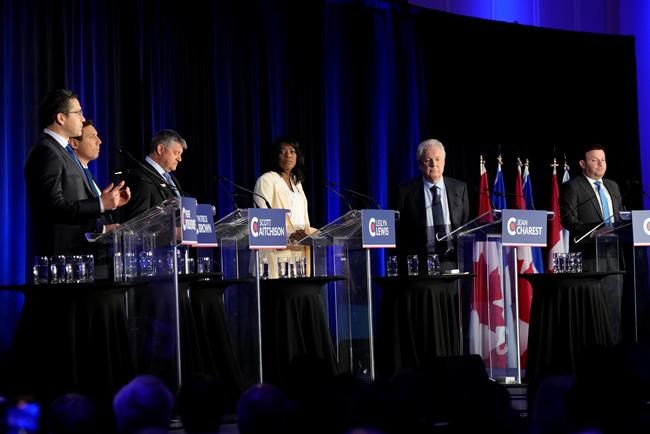 The latest on the French-language Conservative leadership debate in Laval | iNFOnews.ca