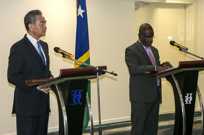 China's foreign minister starts Pacific tour in the Solomons | iNFOnews.ca China's foreign minister starts Pacific tour in the Solomons | iNFOnews.ca