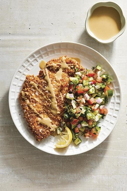 Eitan Bernath's Israeli-Style Sesame Schnitzel with salad | iNFOnews.ca