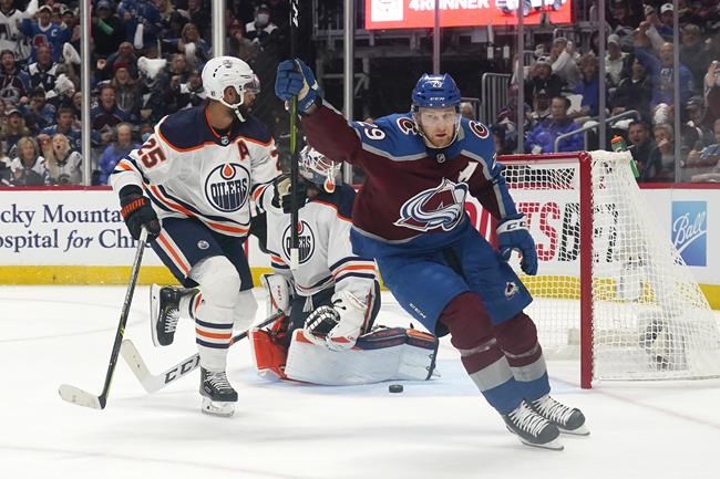 Avalanche down Oilers 8-6 in a wild Game 1 to open Western Conference final | iNFOnews.ca