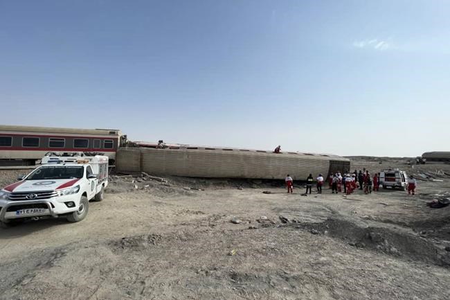 Train derailment in east Iran kills at least 22, injures 87 | iNFOnews.ca