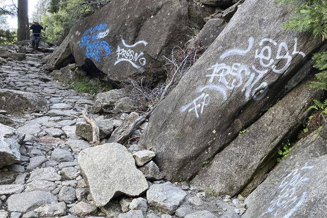 Graffiti found on dozens of Yosemite National Park sites | iNFOnews.ca