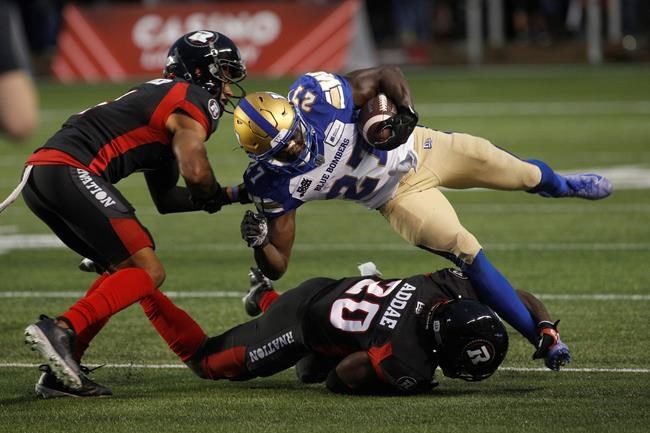 Schoen touchdown lifts Winnipeg Blue Bombers to 19-12 win over Ottawa Redblacks | iNFOnews.ca