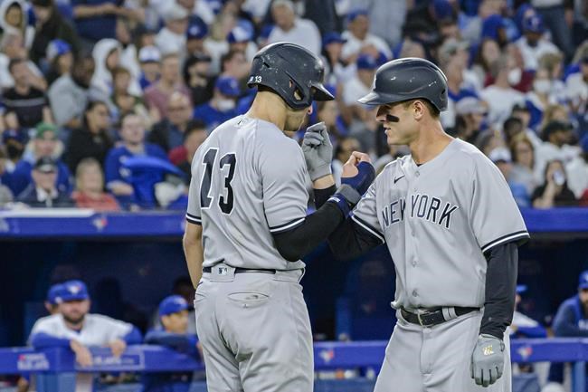 Bombs Away: Rizzo's grand slam lifts Yankees over Blue Jays 12-3 | iNFOnews.ca Bombs Away: Rizzo's grand slam lifts Yankees over Blue Jays 12-3 | iNFOnews.ca