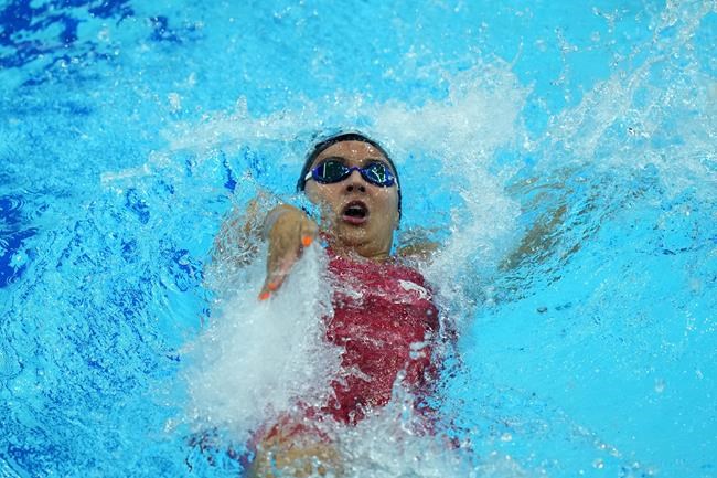 Canada's Masse wins third straight world 100 backstroke medal with silver in Budapest | iNFOnews.ca