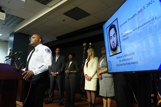 Police: July 4 mass shooting thwarted in Virginia's capital | iNFOnews.ca CP1791508119