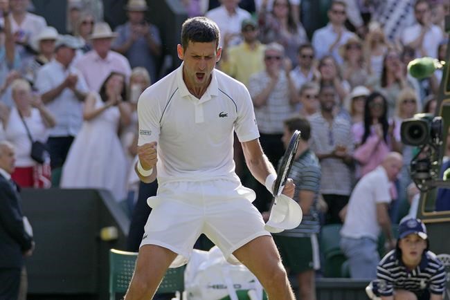 Djokovic moves into 8th Wimbledon final; will face Kyrgios | iNFOnews.ca