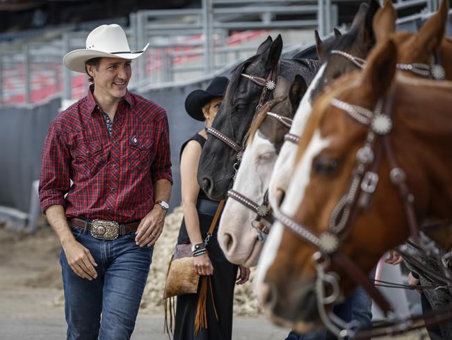 'Happy Stampede': Prime minister mobbed by admirers at Stampede events | iNFOnews.ca CP1679599377